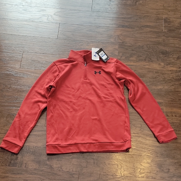 Under Armour Red Quarter-Zip Pullover - Picture 1 of 4